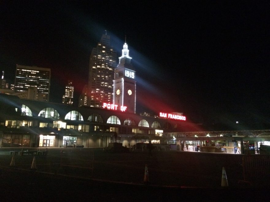 San Francisco Ferry Building, nighttime